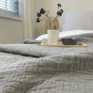 Denver Sprei zilvergrijs
